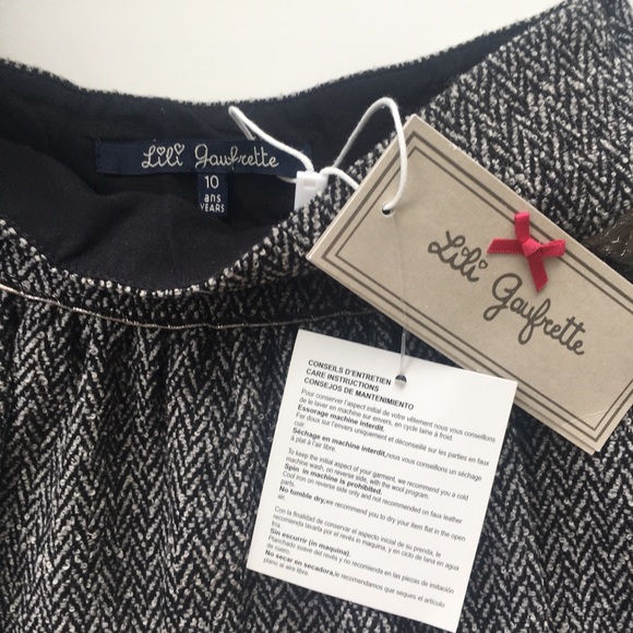 Grey and black skirt - Picture 6 of 8